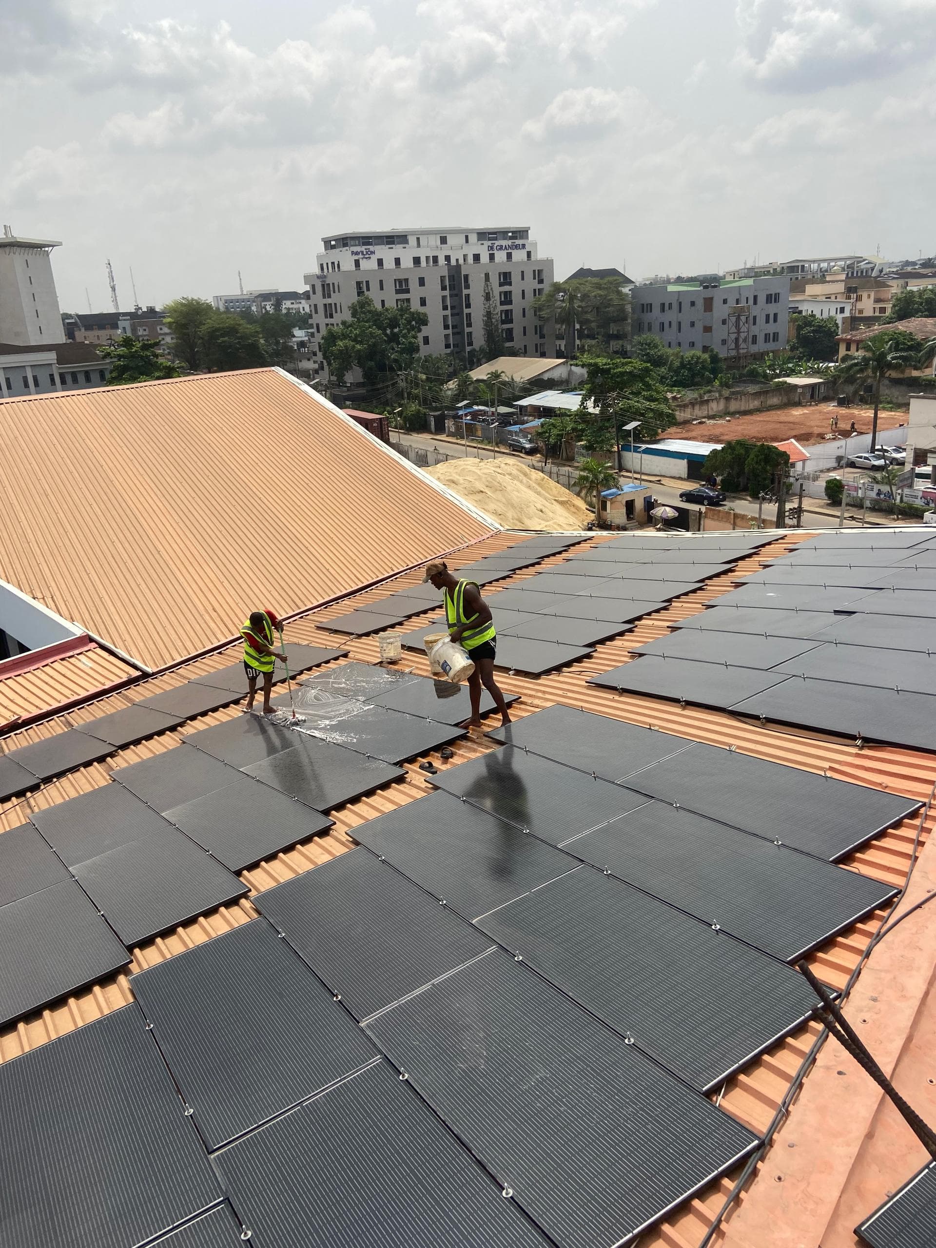 Installation team