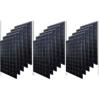 9Pcs 400W All-Black Monocrystalline Solar Panels